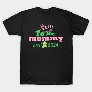 Soon To Be Mommy Est 2024 T-Shirt